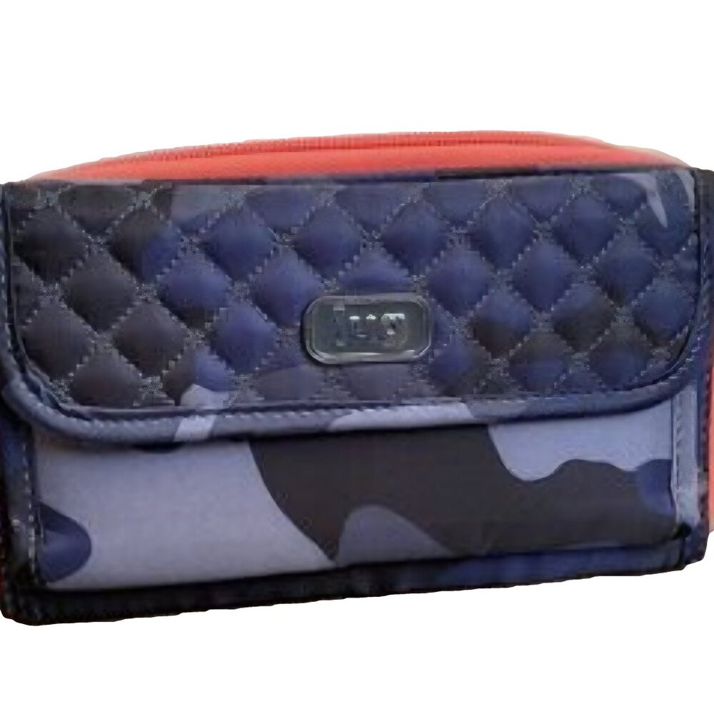 LUG Kickflip Convertible RFID Wallet Blue/Gray Camo
